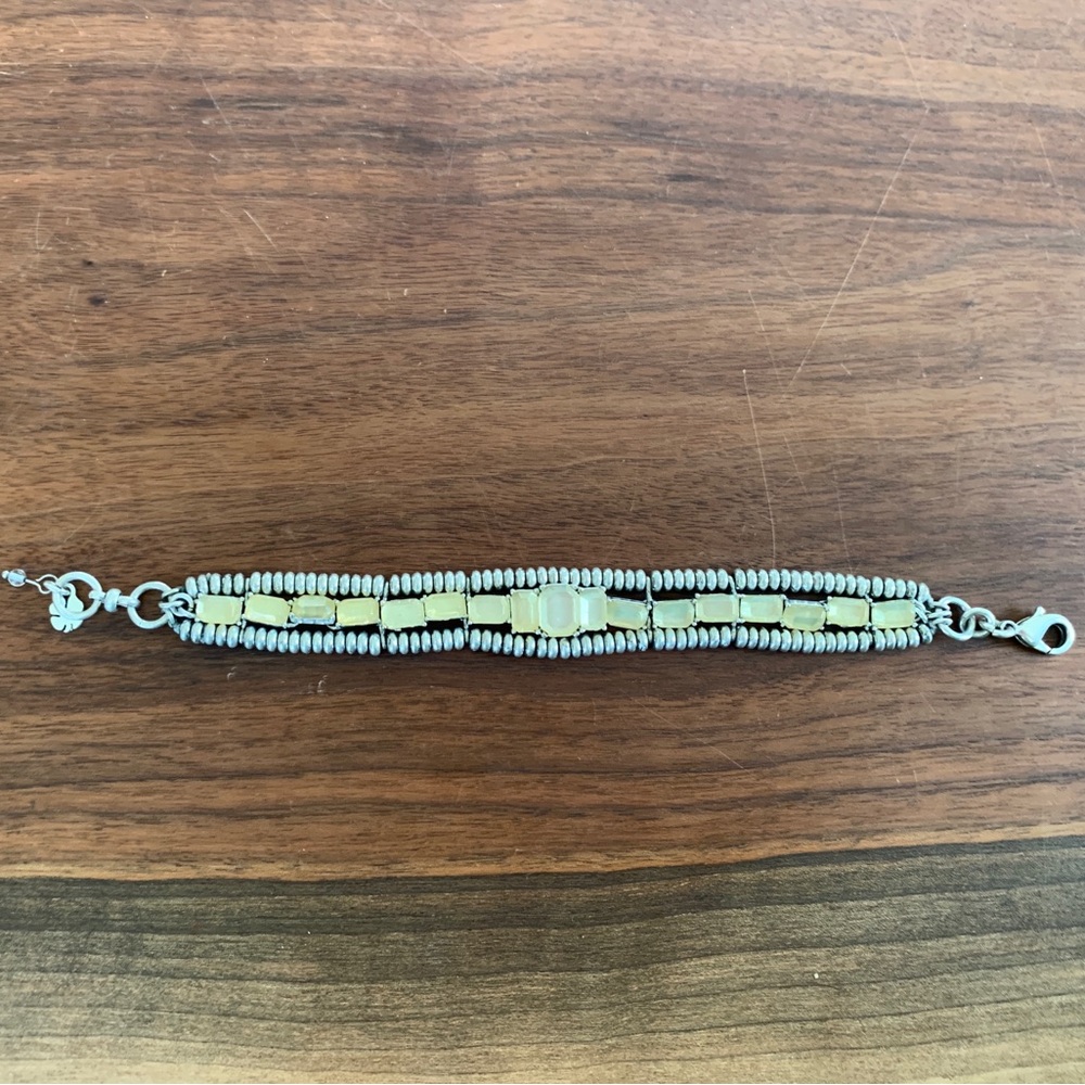 Lucky Brand yellow stone bracelet